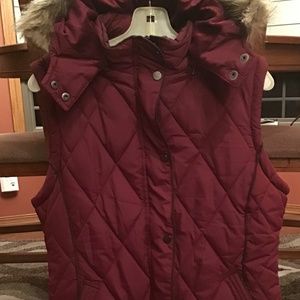 Lined ski/cold weather vest